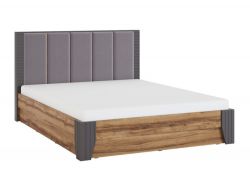 Кровать с мягкой спинкой и ПМ 1,8 Моника мод.2.3