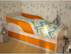 Кровать детская Кроха-2 (Максимка) РГ оранж