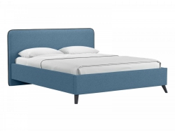 Кровать 1800 с основанием Миа арт. Bravo blue
