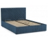 Кровать Гамма 1400 с основанием велюр тенерифе океан