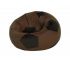 Кресло-мешок Мяч средний коричнево-черный