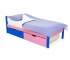 Кровать Svogen Classic с ящиками синий-лаванда