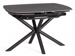 Стол обеденный Winston Винстон матовая темно-серый/черный