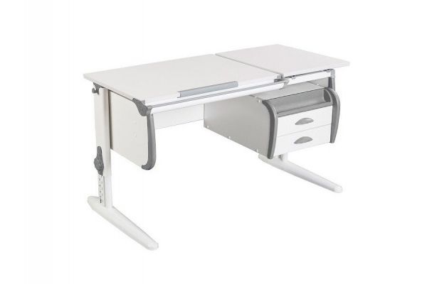 Парта СУТ.25-03 белый с серым