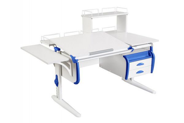 Парта СУТ.25-05-Д1 белый с синим