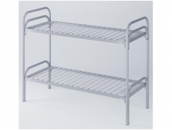 Кровать металлическая двухъярусная П-образная 32/32 1900*900 мм