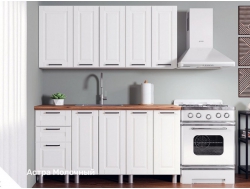 Кухонный гарнитур Астра 1600 мм Молочный