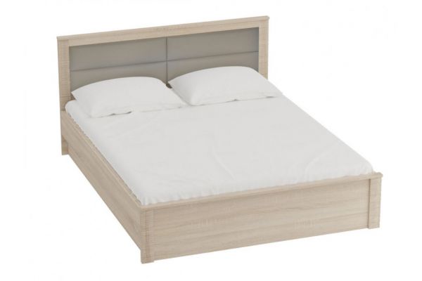 Кровать Элана 1200 с основанием Дуб Сонома