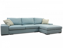 Угловой диван Жанель с приставным пуфом