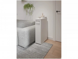 Тумба узкая универсальная 2 полки арт. 167 белый