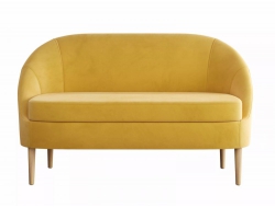 Диван Комо 2бт СК Ультра мустард