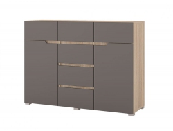 Комод 1200 Анталия Графит софт