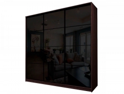 Шкаф-купе Max МШ-25-6-24/2-222 пленка черная