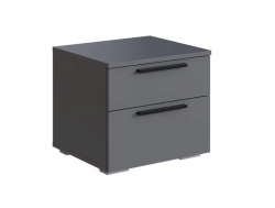 Тумба прикроватная МС Люмьер Графит
