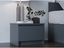 Тумба прикроватная Мори ТПМ400.1 Графит