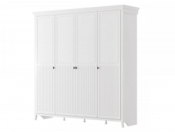 Шкаф-распашной ШР-4 Никеа белый