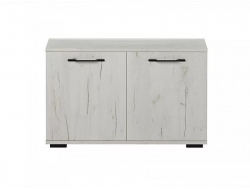 Обувница Италия О-800 дуб крафт белый