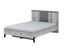 Кровать с ножками 1400 Ольга 3 дуб делано