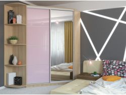 Шкаф-купе Анна МДФ шимо светлый