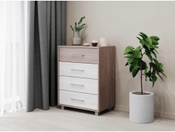 Комод Сидней Шимо темный - Шимо светлый