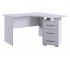 Стол компьютерный 1200 угловой Лайт-2 белый