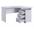 Стол компьютерный 1200 угловой Лайт-2 белый