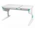 Парта СУТ 45 белый-аквамарин