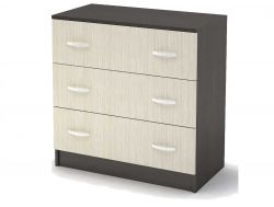 Комод 3 ящика КМ 551-М Басса венге