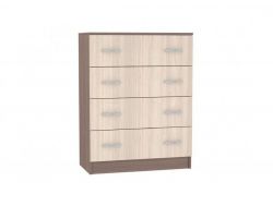 Комод 4 ящика КМ 554 Басса ясень