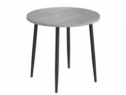 Стол Аякс ЛДСП Бетон Чикаго светлый ножки Сканди