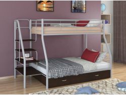 Двухъярусная кровать Толедо 1 Я серый-венге